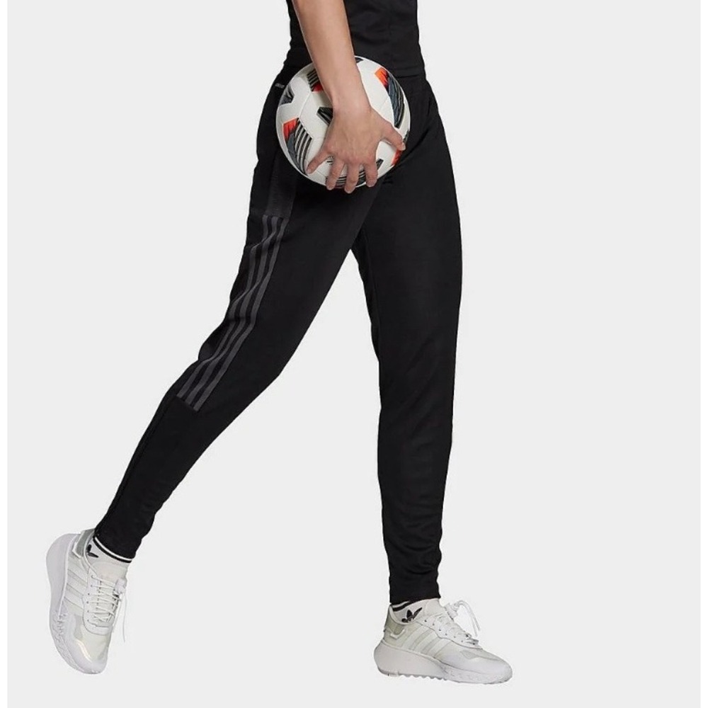 Adidas Track Pants Womens S Black Climacool Tiro 21 Training Joggers Slim Fit